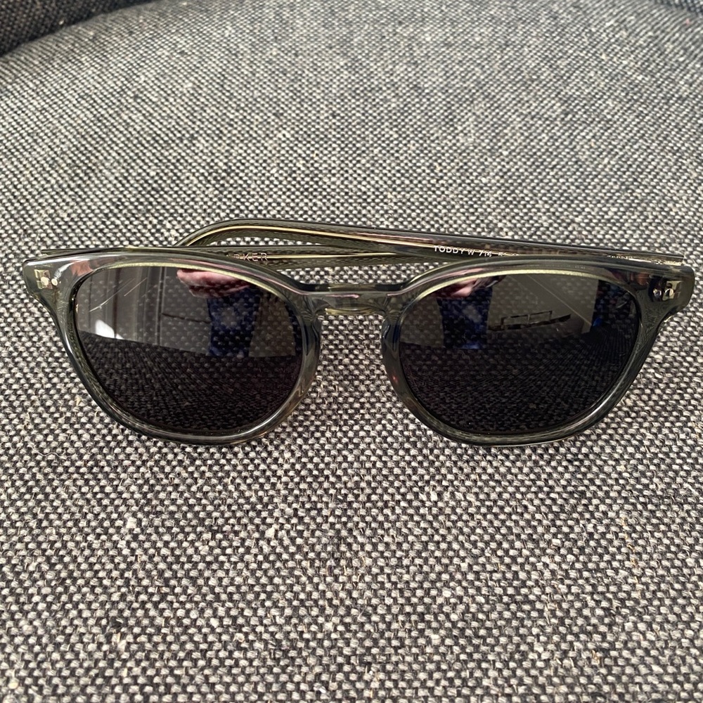 Brand new warby parker sunnies (non rx)! Style Toddy, color Seaweed Crystal.